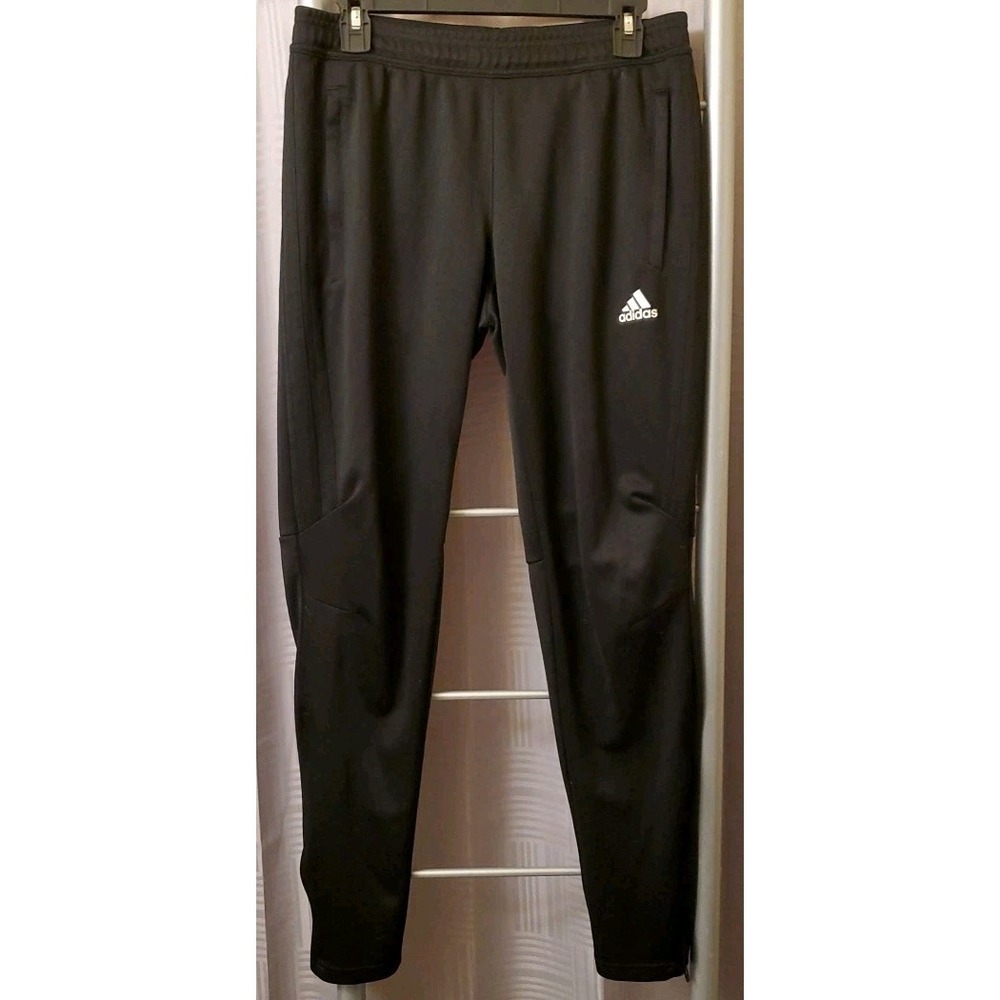 Adidas Climacool Leggings Athletic Pants Womens Sz Medium Black Ankle Zip